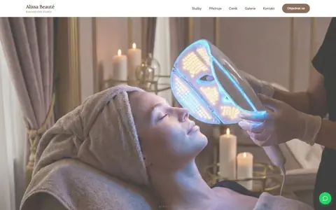 Web Alissa Beauté — alissabeaute-ks.cz
