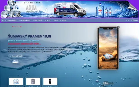 Web AQUAcoolers — aquacoolers.cz