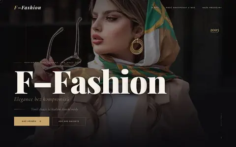 Web F-Fashion — f-fashion.cz