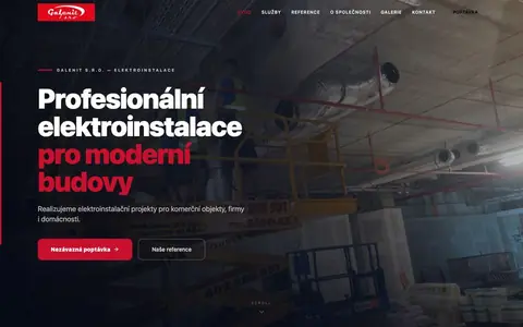 Web Galenit — galenit-e.cz