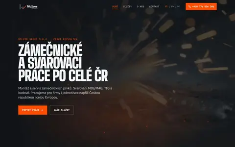 Web Molver Group — molvergroup.cz
