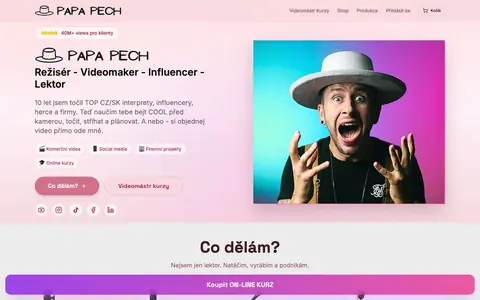 Web Papa Pech — papapech.cz