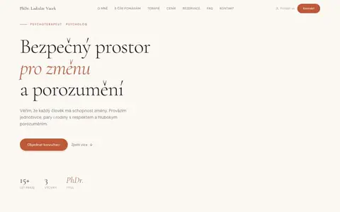 Web Vacek Terapie — vacekterapie.cz